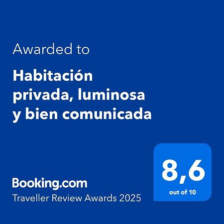 Habitacion Privada, Luminosa Y Bien Comunicada Madrid Eksteriør billede